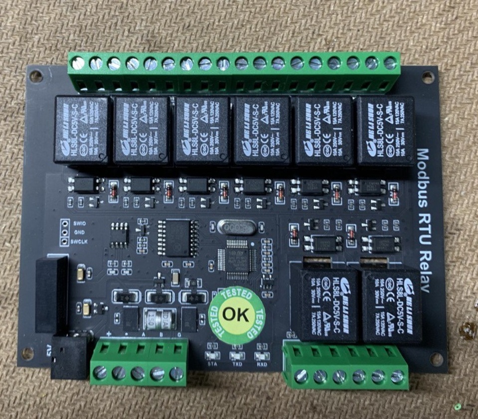 Industrial Modbus 8-Channel Relay